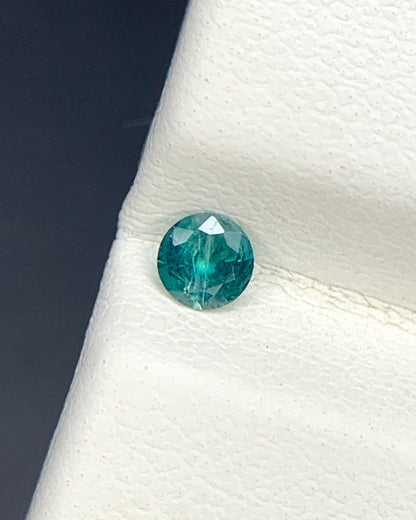 Natural Rare Grandidierite 0.10 Carat 3.3x3.3 MM Round Shape Faceted Gemstone