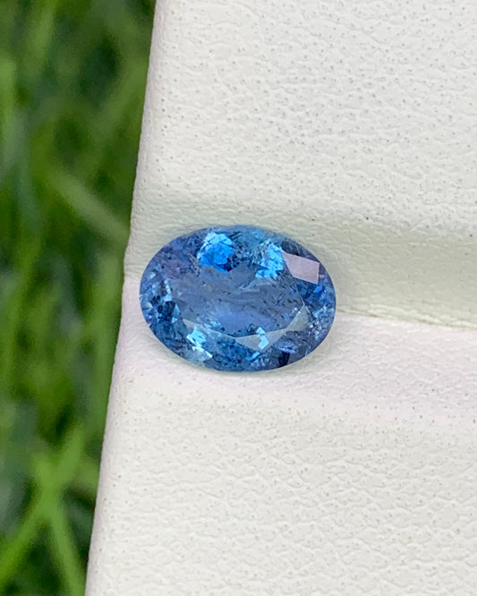 Natural Santa Maria Aquamarine 1.00 Carat 8x6 MM Oval Shape Faceted Gemstone 