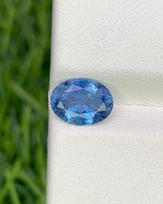 Natural Santa Maria Aquamarine 1.00 Carat 8x6 MM Oval Shape Faceted Gemstone 