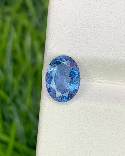 Natural Santa Maria Aquamarine 1.00 Carat 8x6 MM Oval Shape Faceted Gemstone 