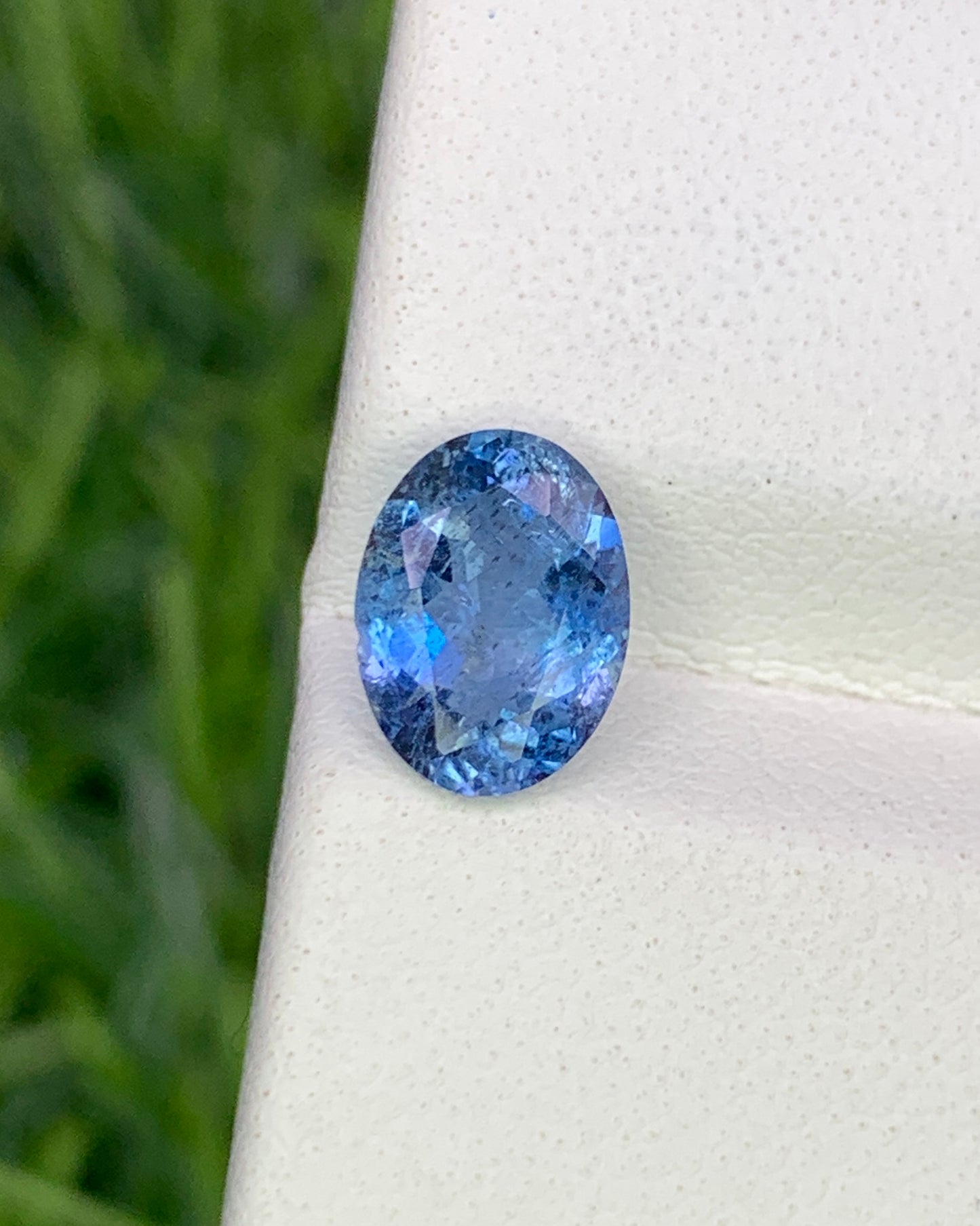 Natural Santa Maria Aquamarine 1.00 Carat 8x6 MM Oval Shape Faceted Gemstone 