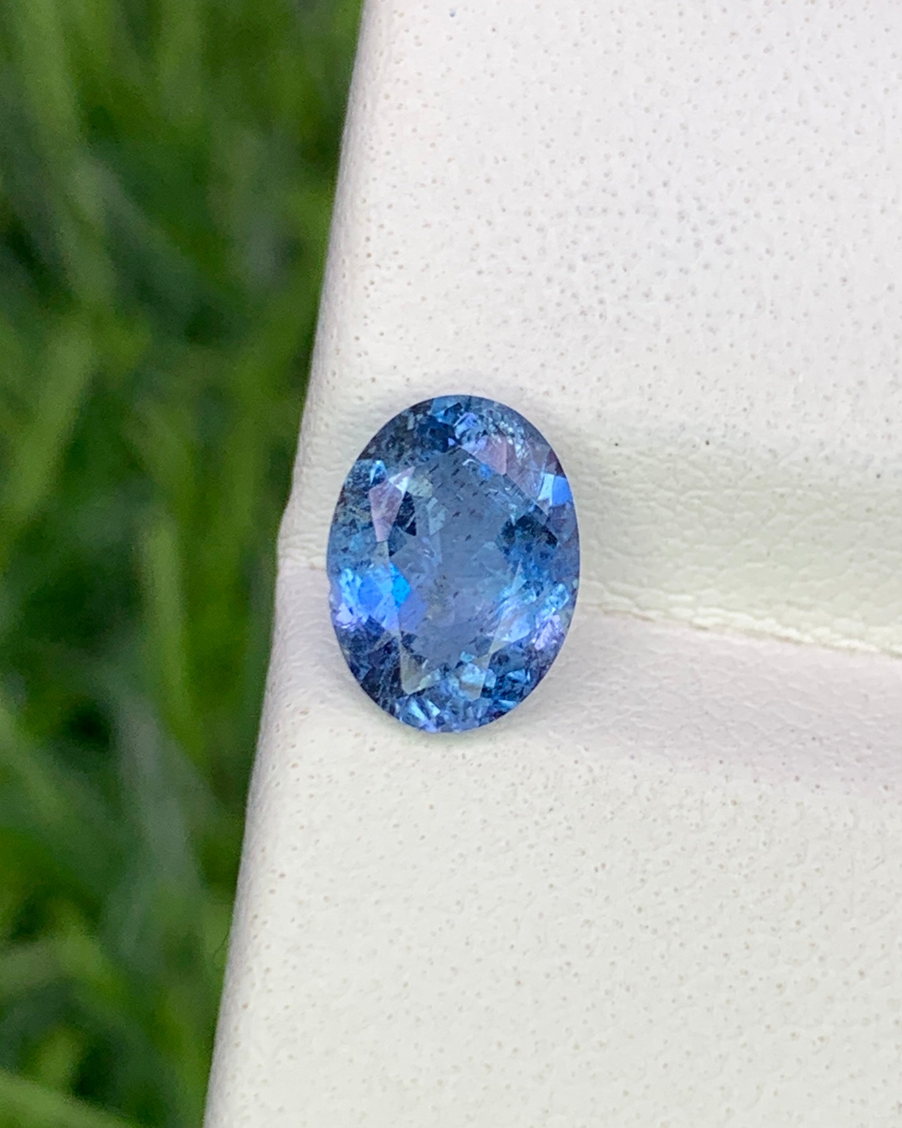 Natural Santa Maria Aquamarine 1.00 Carat 8x6 MM Oval Shape Faceted Gemstone 