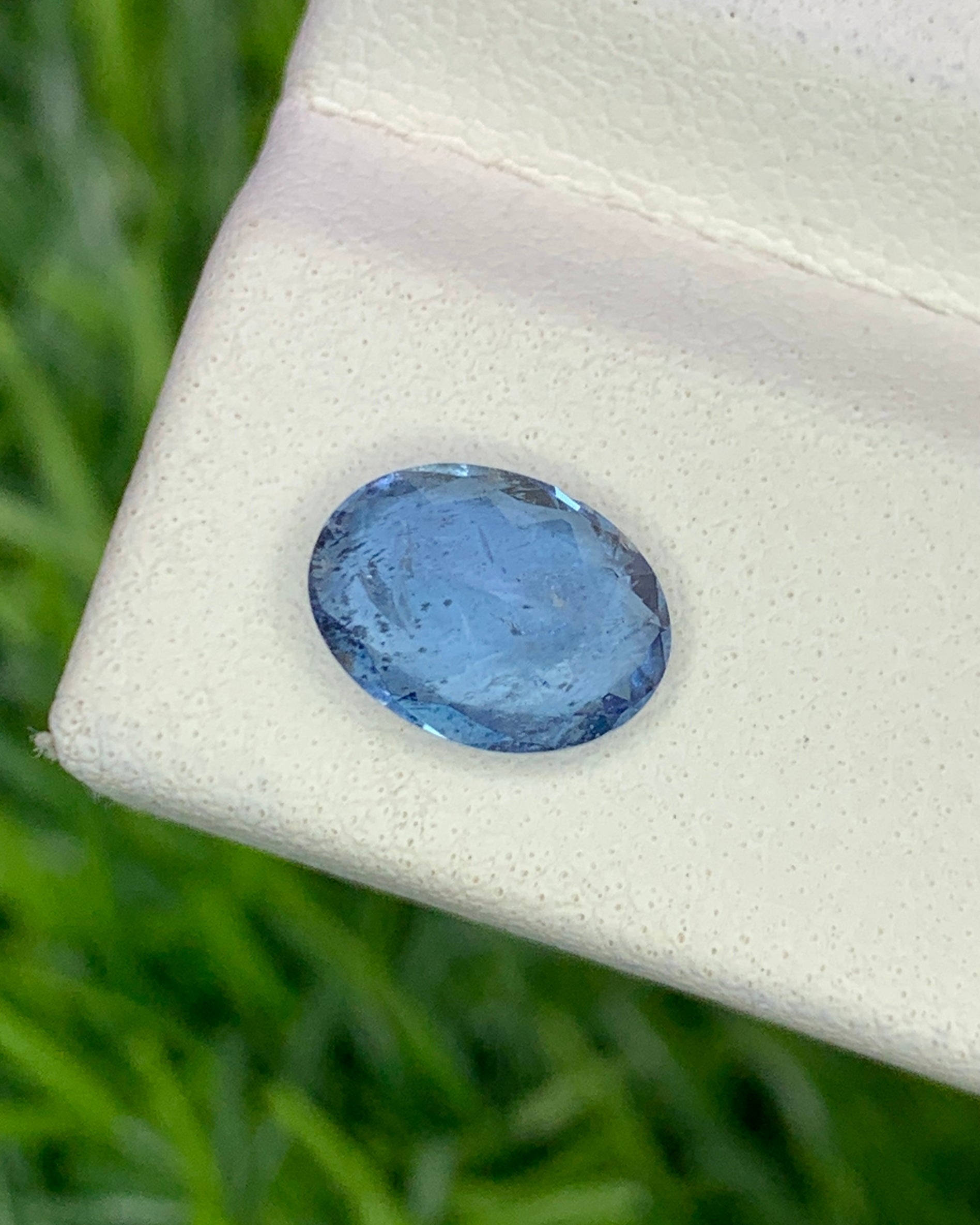 Natural Santa Maria Aquamarine 1.00 Carat 8x6 MM Oval Shape Faceted Gemstone 