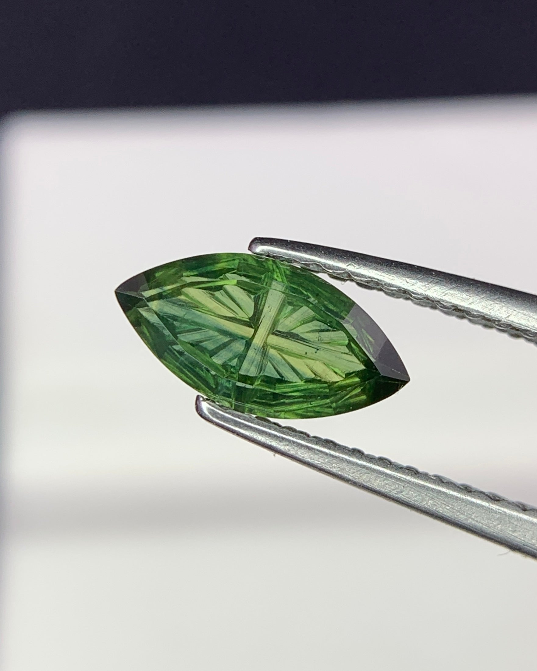 Natural Parti Sapphire 0.72 Carat 8.8x4.4 MM Marquise Shape Starbrite Cut Faceted Gemstone 