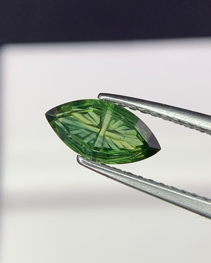Natural Parti Sapphire 0.72 Carat 8.8x4.4 MM Marquise Shape Starbrite Cut Faceted Gemstone 