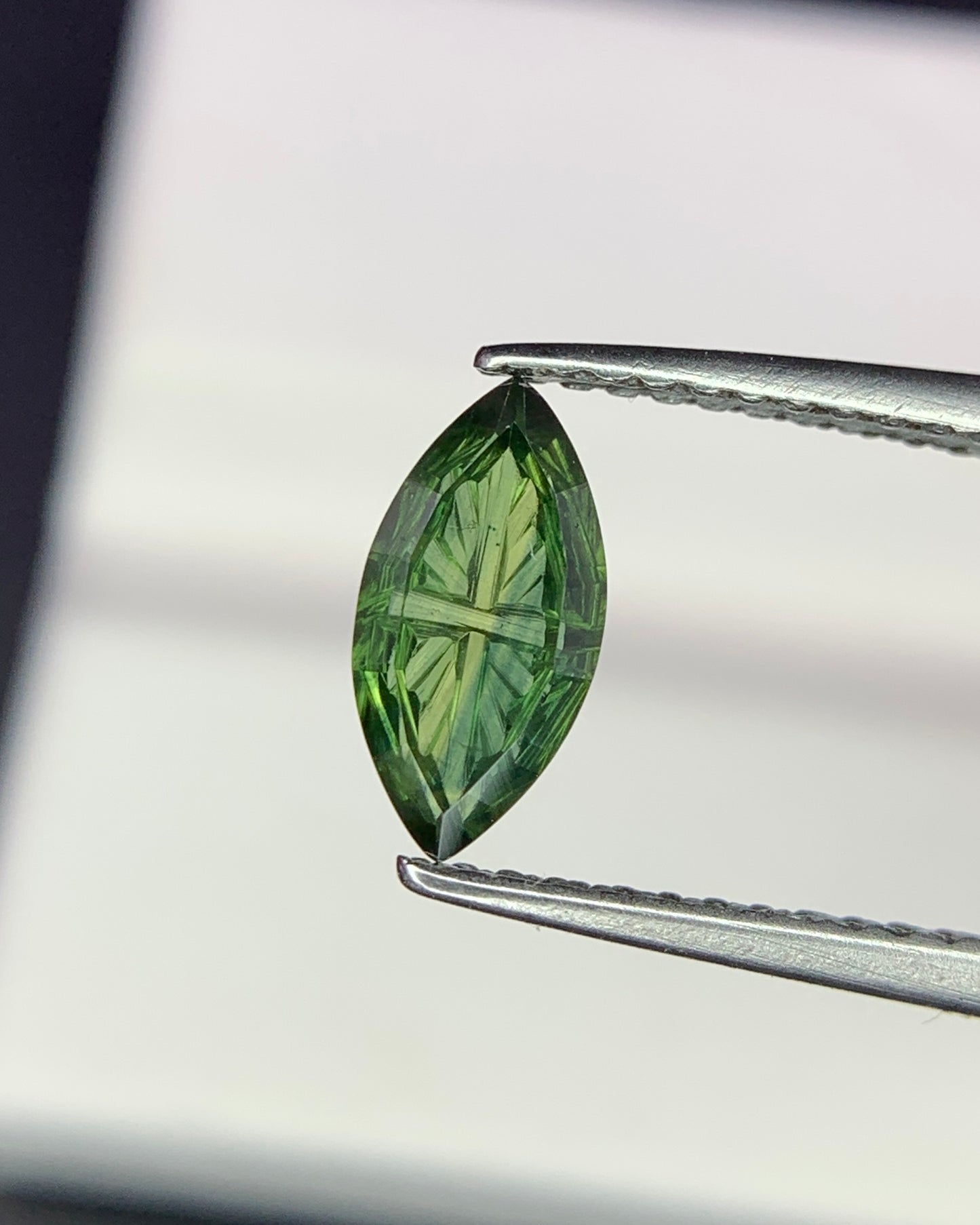 Natural Parti Sapphire 0.72 Carat 8.8x4.4 MM Marquise Shape Starbrite Cut Faceted Gemstone 