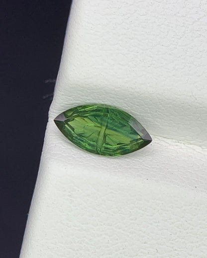 Natural Parti Sapphire 0.72 Carat 8.8x4.4 MM Marquise Shape Starbrite Cut Faceted Gemstone 