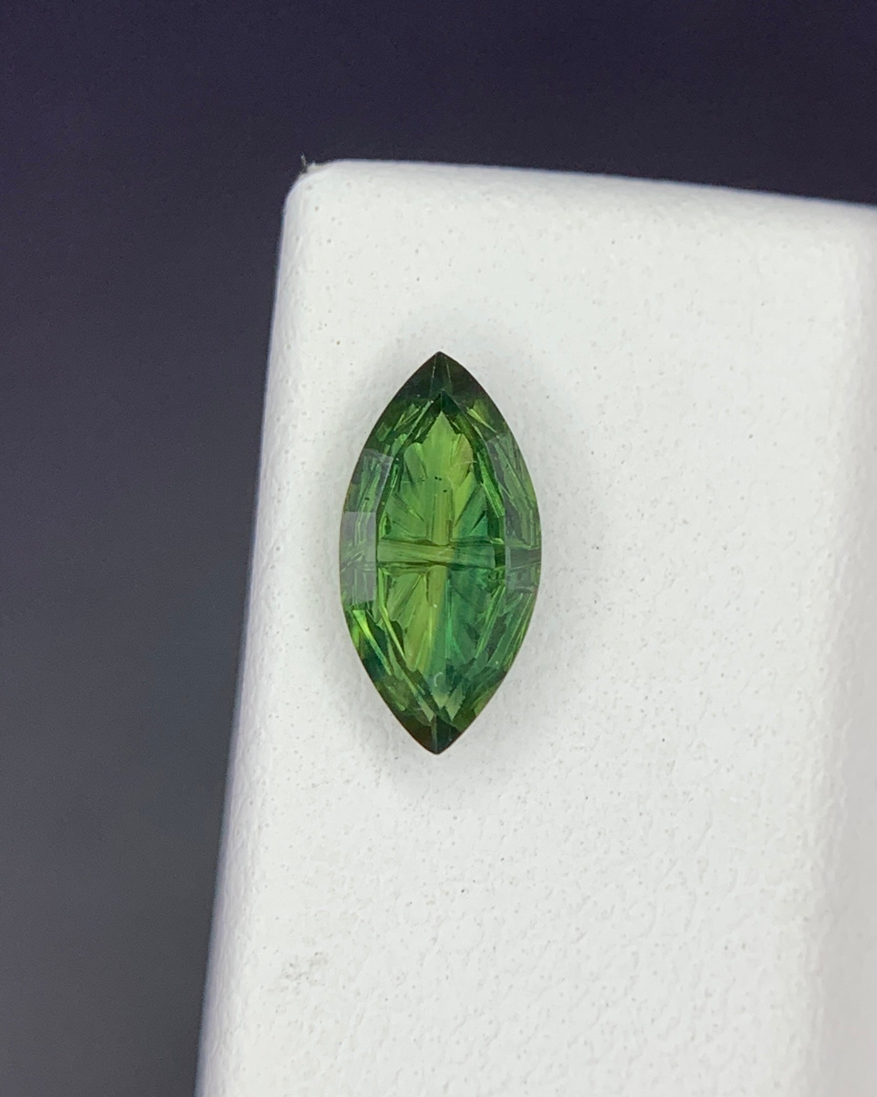 Natural Parti Sapphire 0.72 Carat 8.8x4.4 MM Marquise Shape Starbrite Cut Faceted Gemstone 