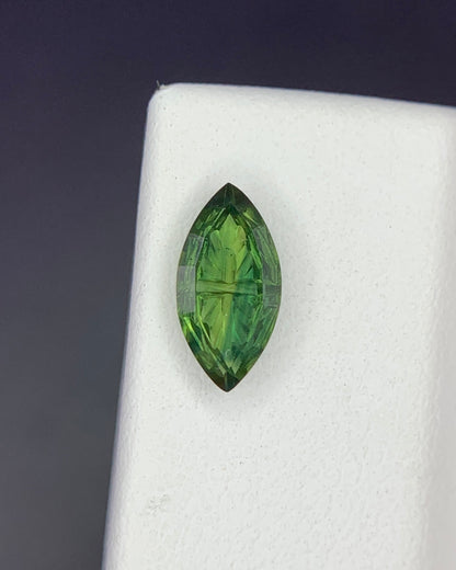 Natural Parti Sapphire 0.72 Carat 8.8x4.4 MM Marquise Shape Starbrite Cut Faceted Gemstone 