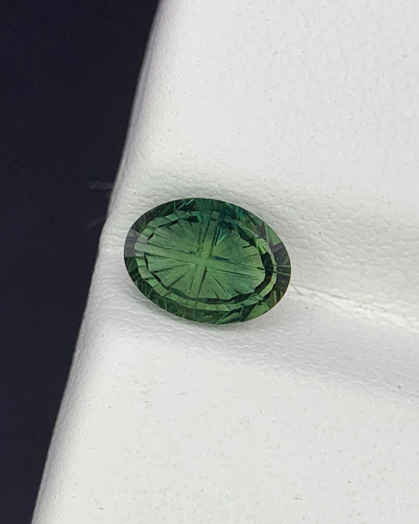 Natural Parti Sapphire 1.03 Carat 7.3x5.3 MM Oval Shape Starbrite Cut Faceted Gemstone 