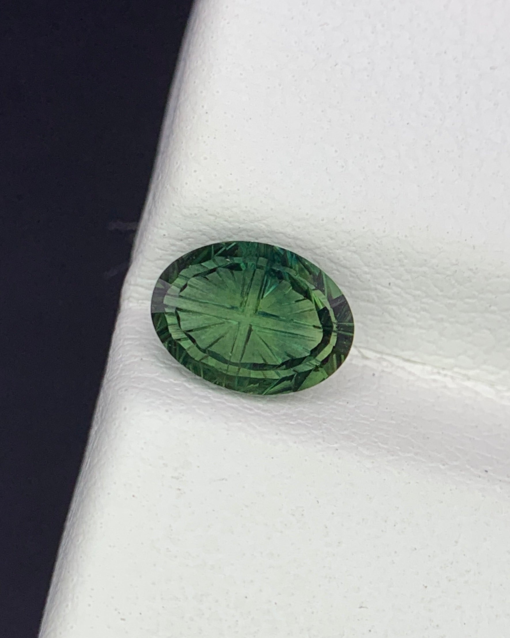 Natural Parti Sapphire 1.03 Carat 7.3x5.3 MM Oval Shape Starbrite Cut Faceted Gemstone 