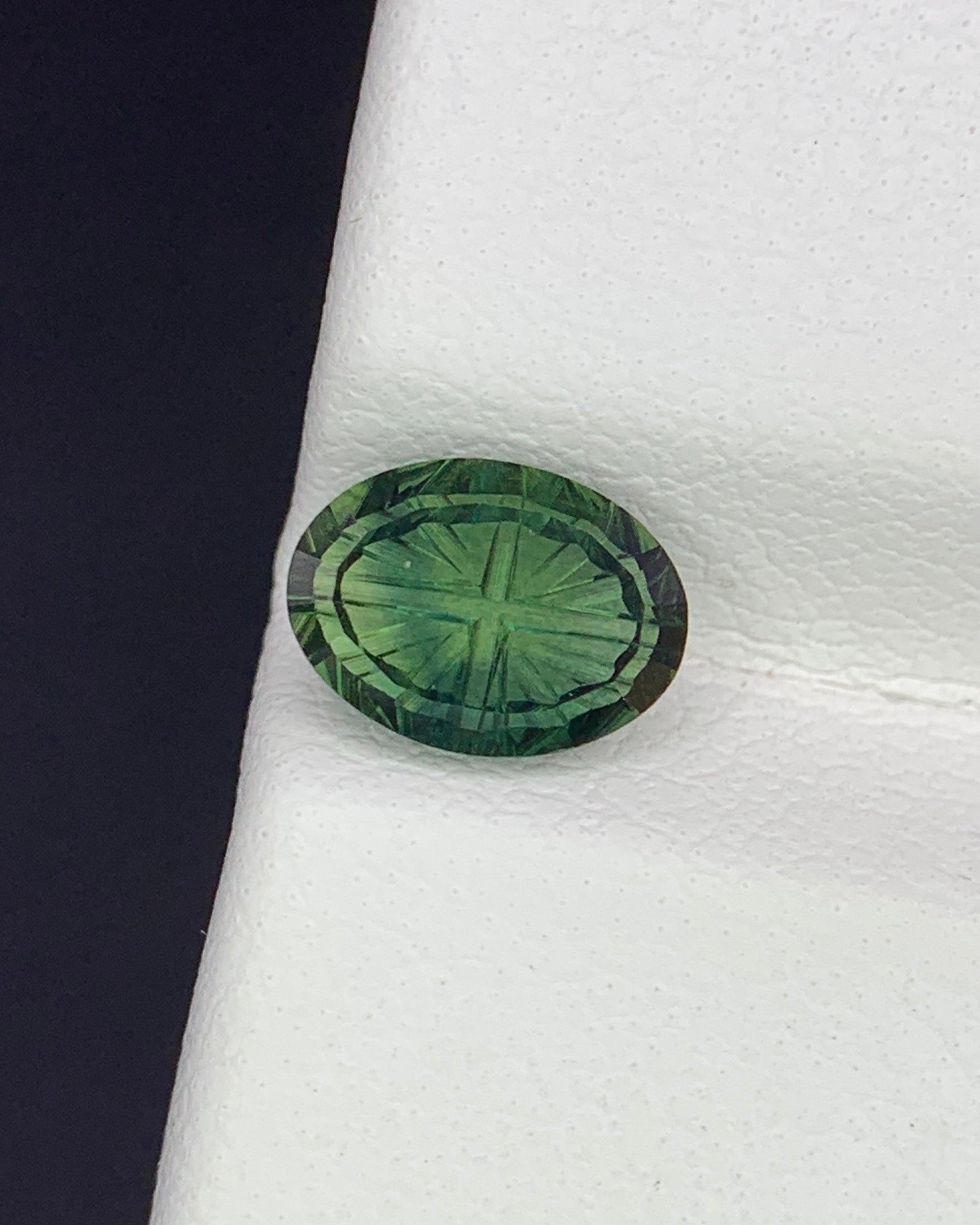 Natural Parti Sapphire 1.03 Carat 7.3x5.3 MM Oval Shape Starbrite Cut Faceted Gemstone 