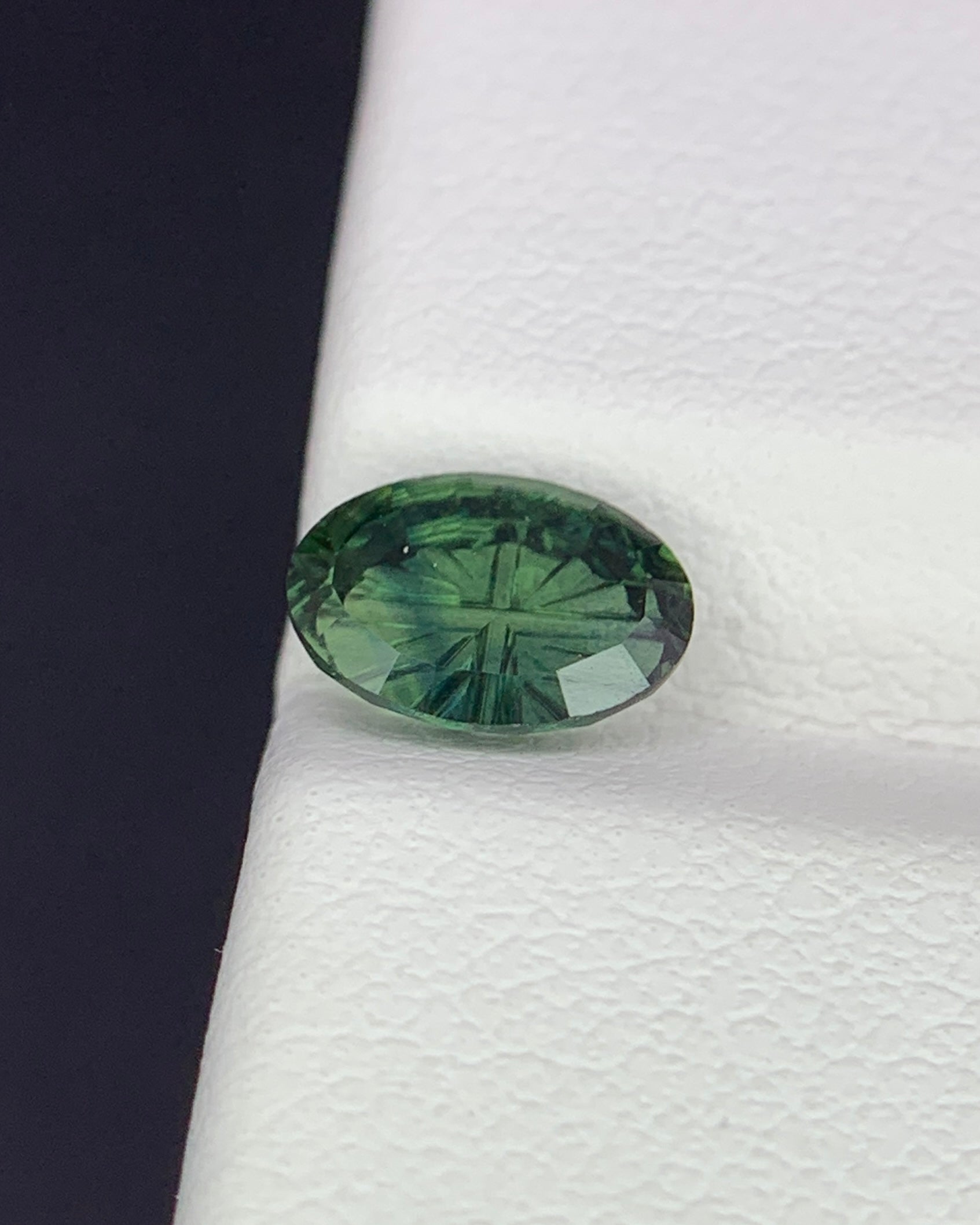 Natural Parti Sapphire 1.03 Carat 7.3x5.3 MM Oval Shape Starbrite Cut Faceted Gemstone 