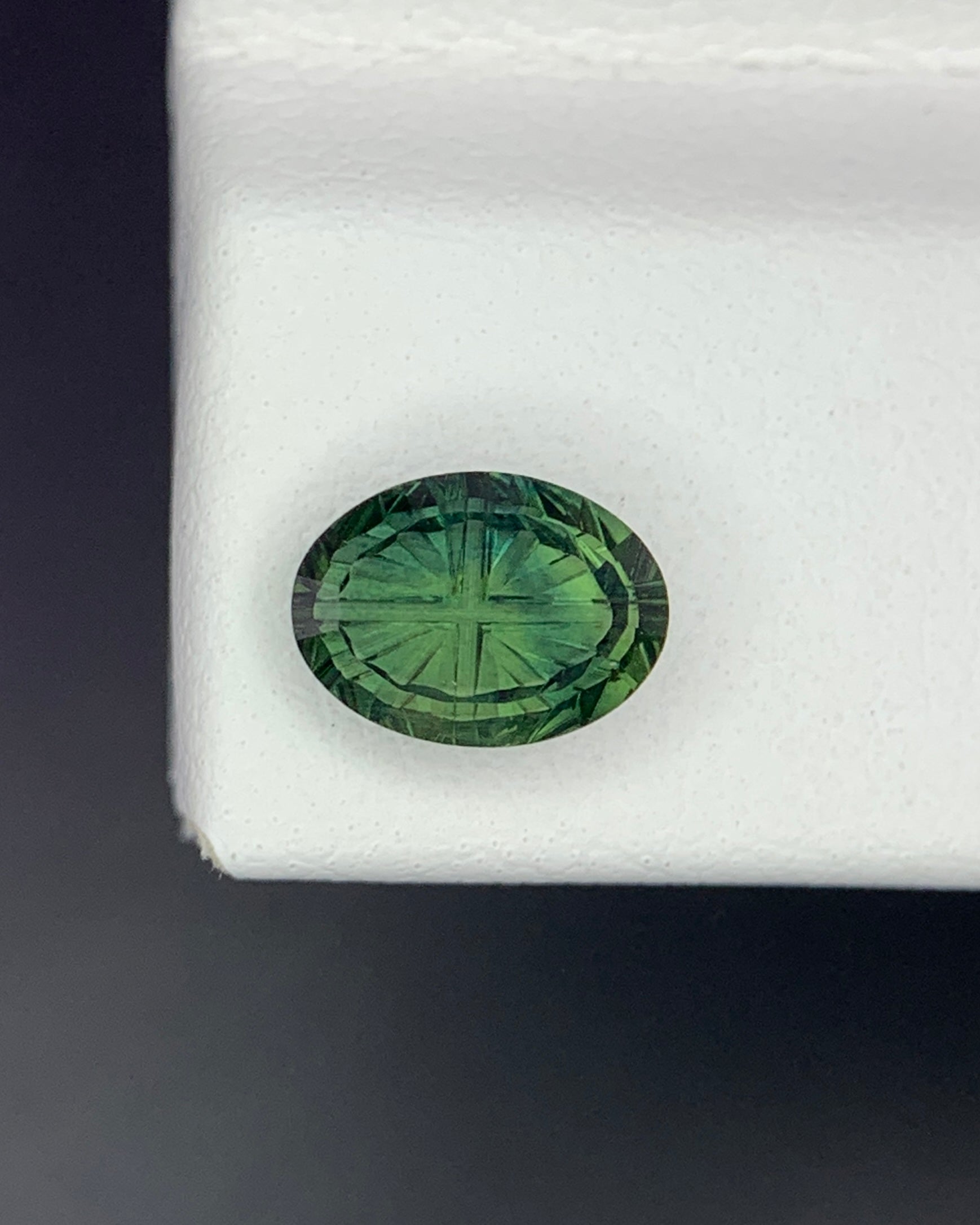 Natural Parti Sapphire 1.03 Carat 7.3x5.3 MM Oval Shape Starbrite Cut Faceted Gemstone 