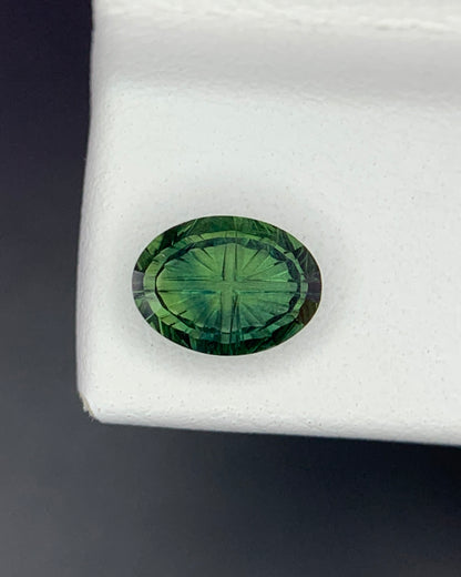 Natural Parti Sapphire 1.03 Carat 7.3x5.3 MM Oval Shape Starbrite Cut Faceted Gemstone 
