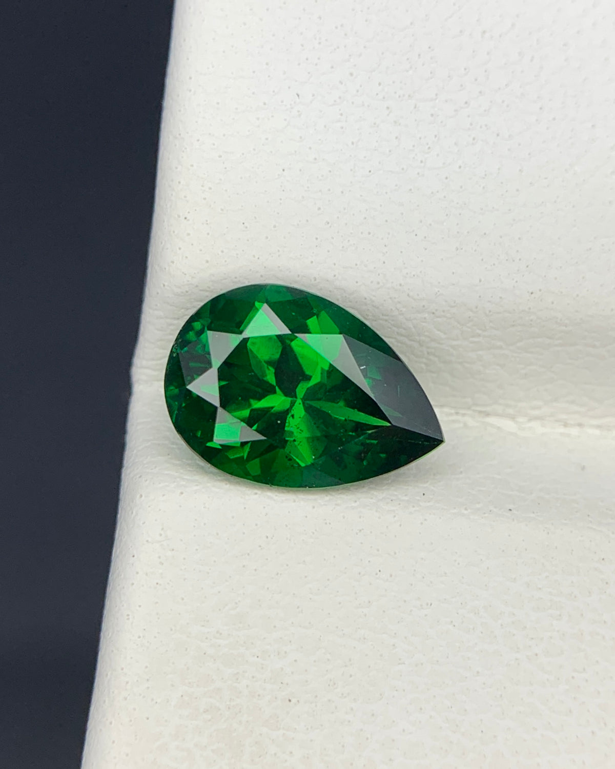 Natural Tsavorite 2.08 Carat 10x7 MM Pear Shape Faceted Gemstone