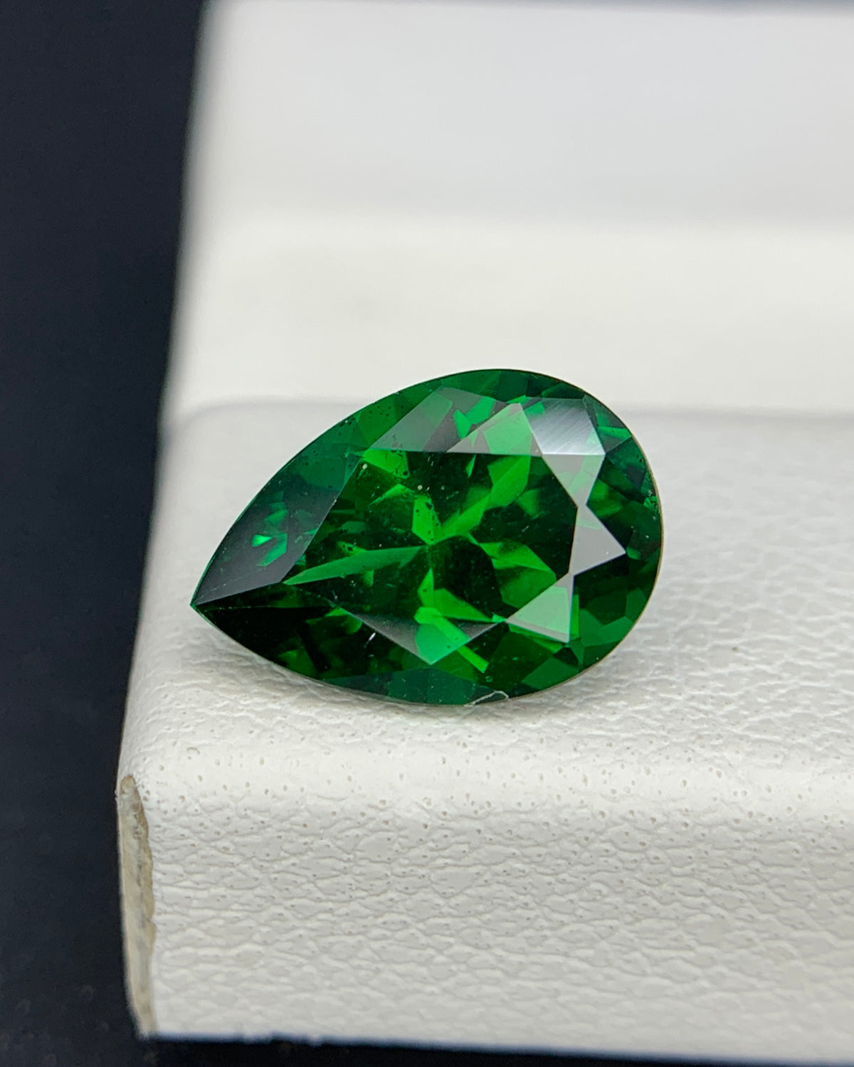 Natural Tsavorite 2.08 Carat 10x7 MM Pear Shape Faceted Gemstone