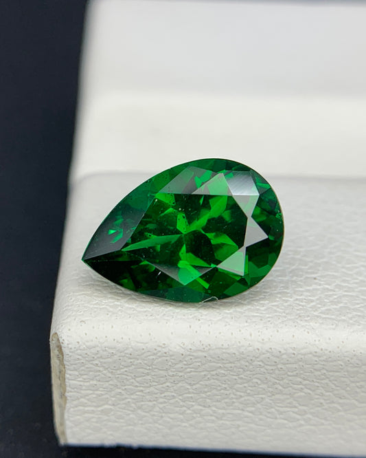 Natural Tsavorite 2.08 Carat 10x7 MM Pear Shape Faceted Gemstone
