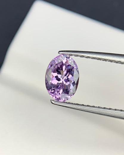 Natural Rare Purplish Pink Tanzanite 1.03 Carat 7x5 MM Oval Shape Faceted Gemstone