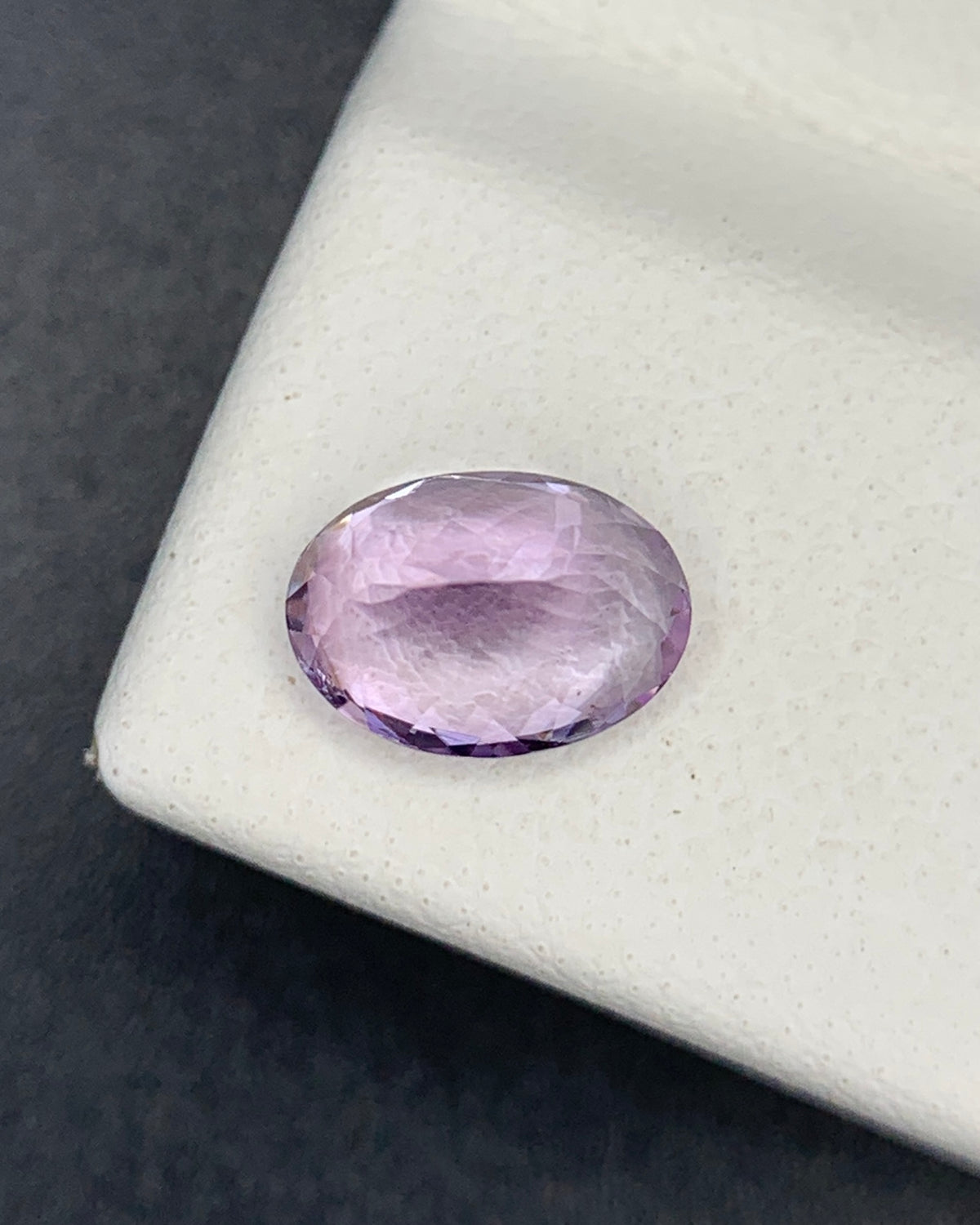 Natural Rare Purplish Pink Tanzanite 1.03 Carat 7x5 MM Oval Shape Faceted Gemstone
