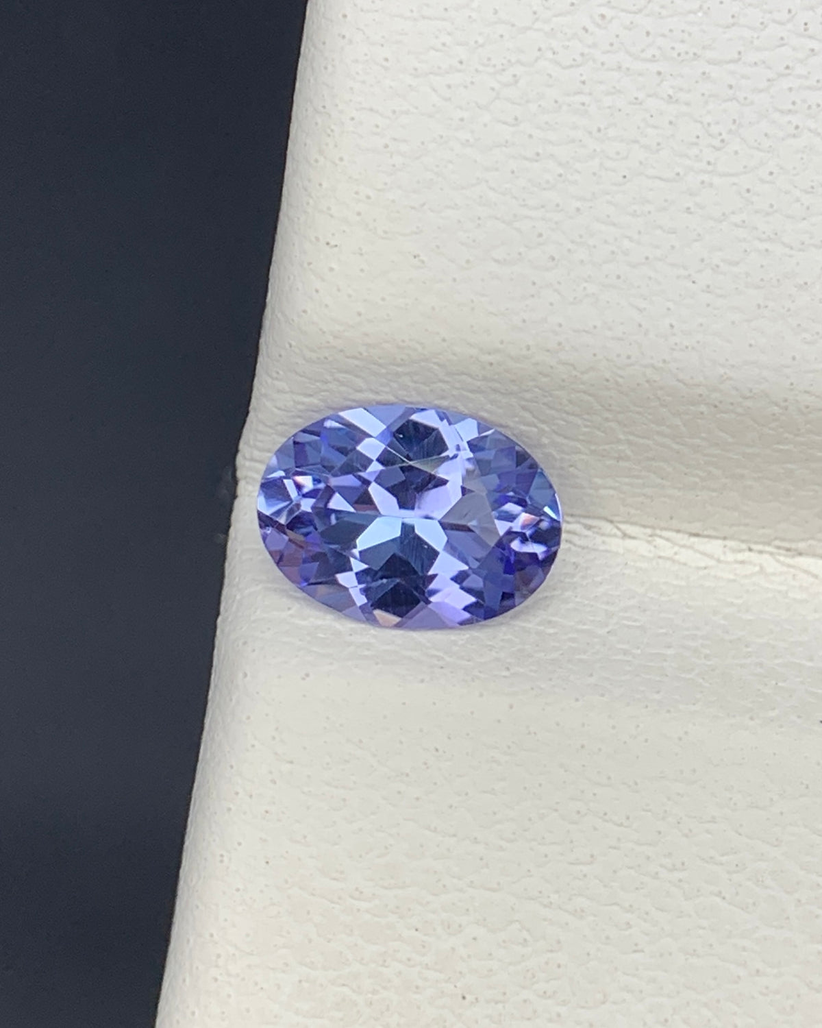 Natural Purple Tanzanite 0.73 Carat 7x5 MM Oval Shape Faceted Gemstone 