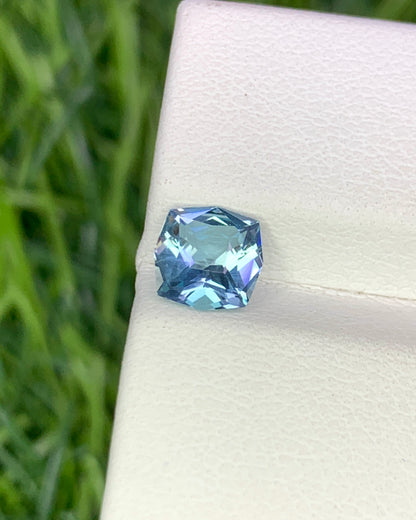 Natural Aquamarine 0.87 Carat 6.4x6.4 MM Fancy Shape Faceted Gemstone
