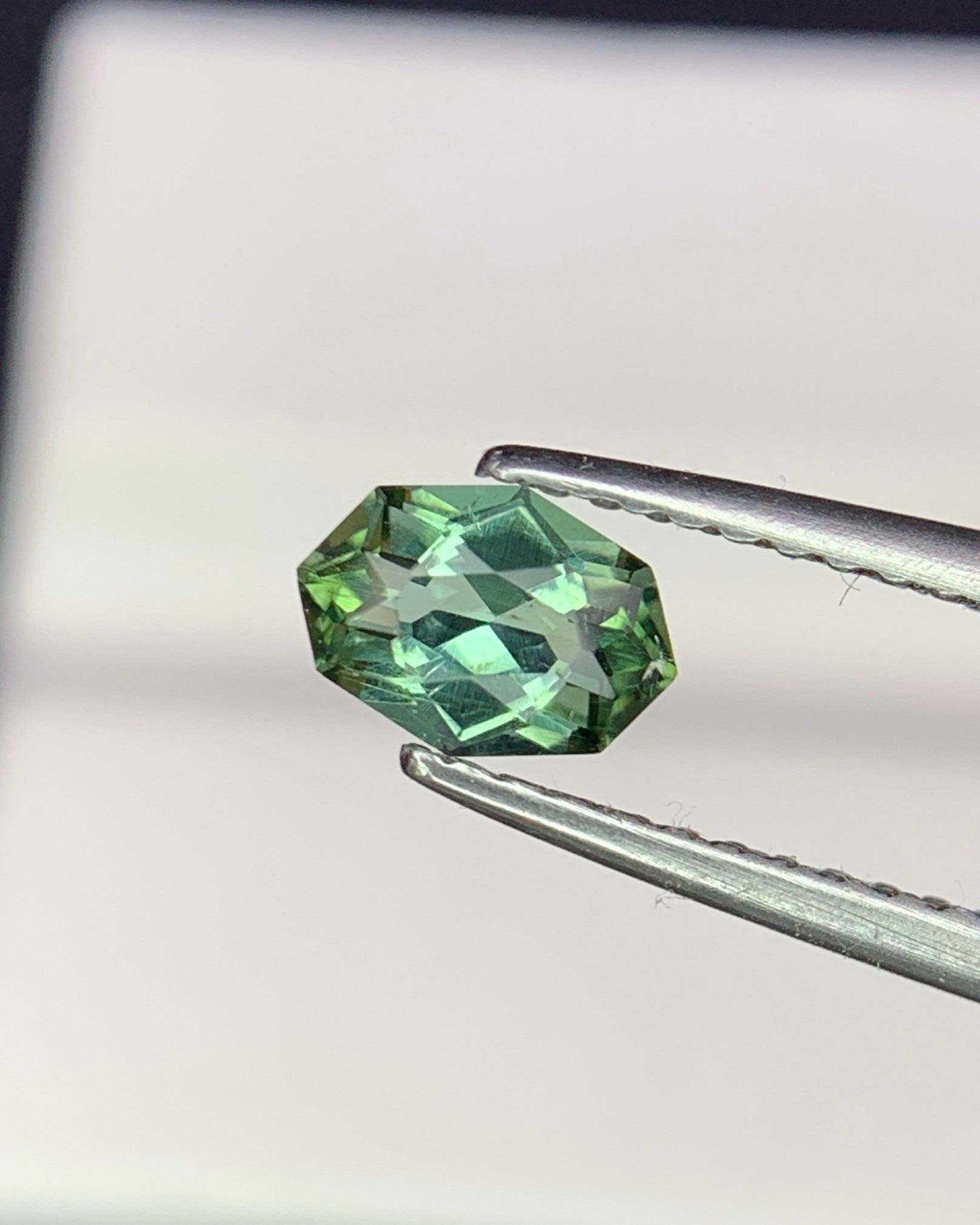 Natural Green Tourmaline 0.46 Carat 6.3x4.4 MM Fancy Shape Faceted Gemstone 