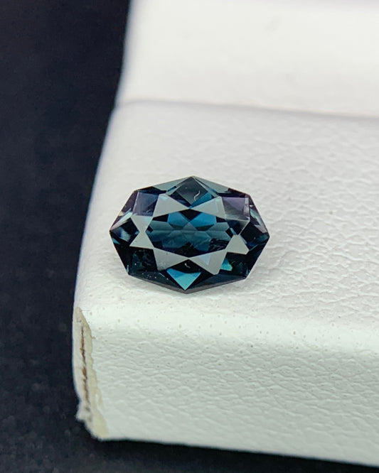 Natural Blue Tourmaline 0.54 Carat 6.4x4.7 MM Fancy Shape Faceted Gemstone 