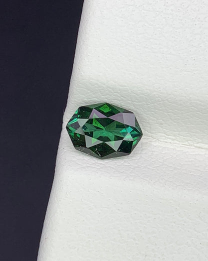 Natural Green Tourmaline 0.53 Carat 6.4x4.7 MM Fancy Shape Faceted Gemstone 