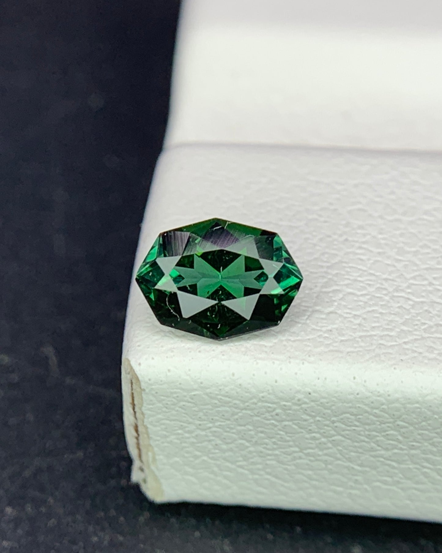 Natural Green Tourmaline 0.53 Carat 6.4x4.7 MM Fancy Shape Faceted Gemstone 