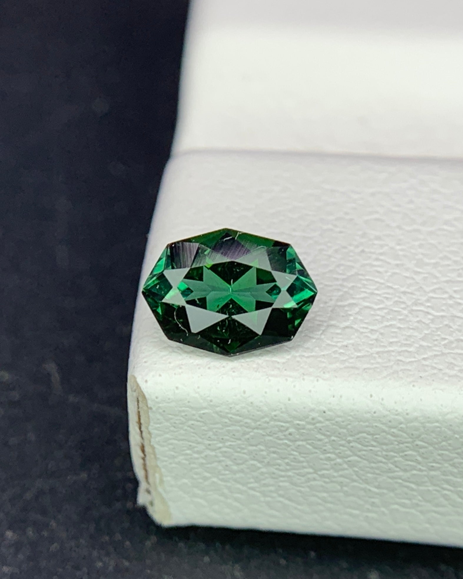 Natural Green Tourmaline 0.53 Carat 6.4x4.7 MM Fancy Shape Faceted Gemstone 