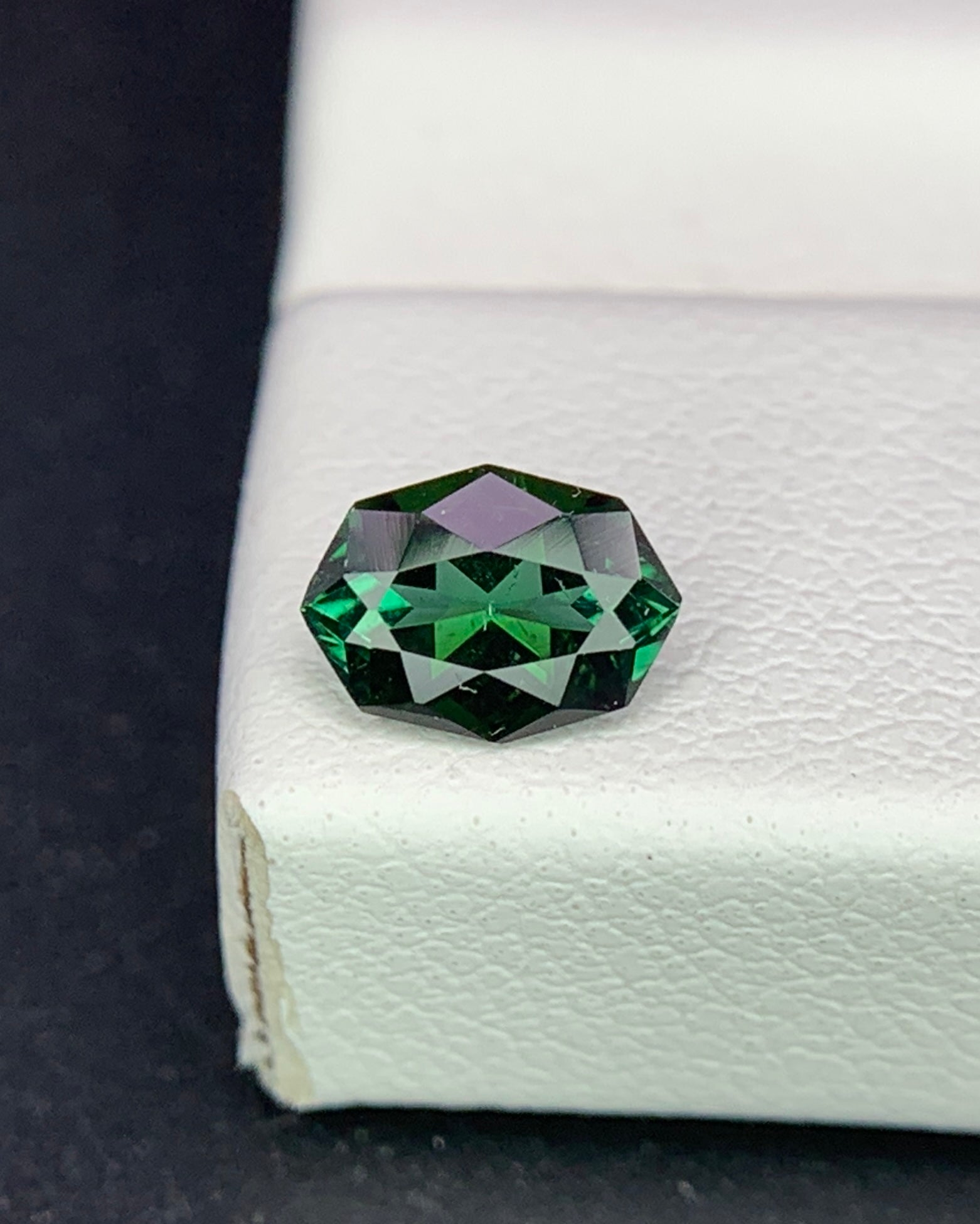 Natural Green Tourmaline 0.53 Carat 6.4x4.7 MM Fancy Shape Faceted Gemstone 