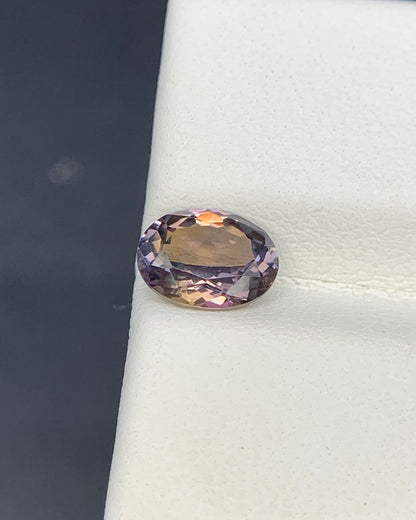 Natural Unheated Bi Color Tanzanite 1.17 Carat 7.8x5.8x3.5 MM Oval Shape Faceted Gemstone