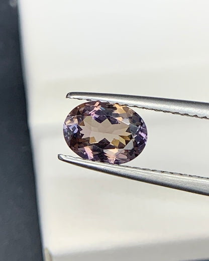 Natural Unheated Bi Color Tanzanite 1.17 Carat 7.8x5.8x3.5 MM Oval Shape Faceted Gemstone