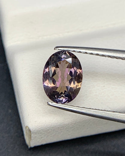 Natural Unheated Bi Color Tanzanite 1.17 Carat 7.8x5.8x3.5 MM Oval Shape Faceted Gemstone