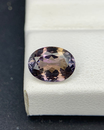 Natural Unheated Bi Color Tanzanite 1.17 Carat 7.8x5.8x3.5 MM Oval Shape Faceted Gemstone