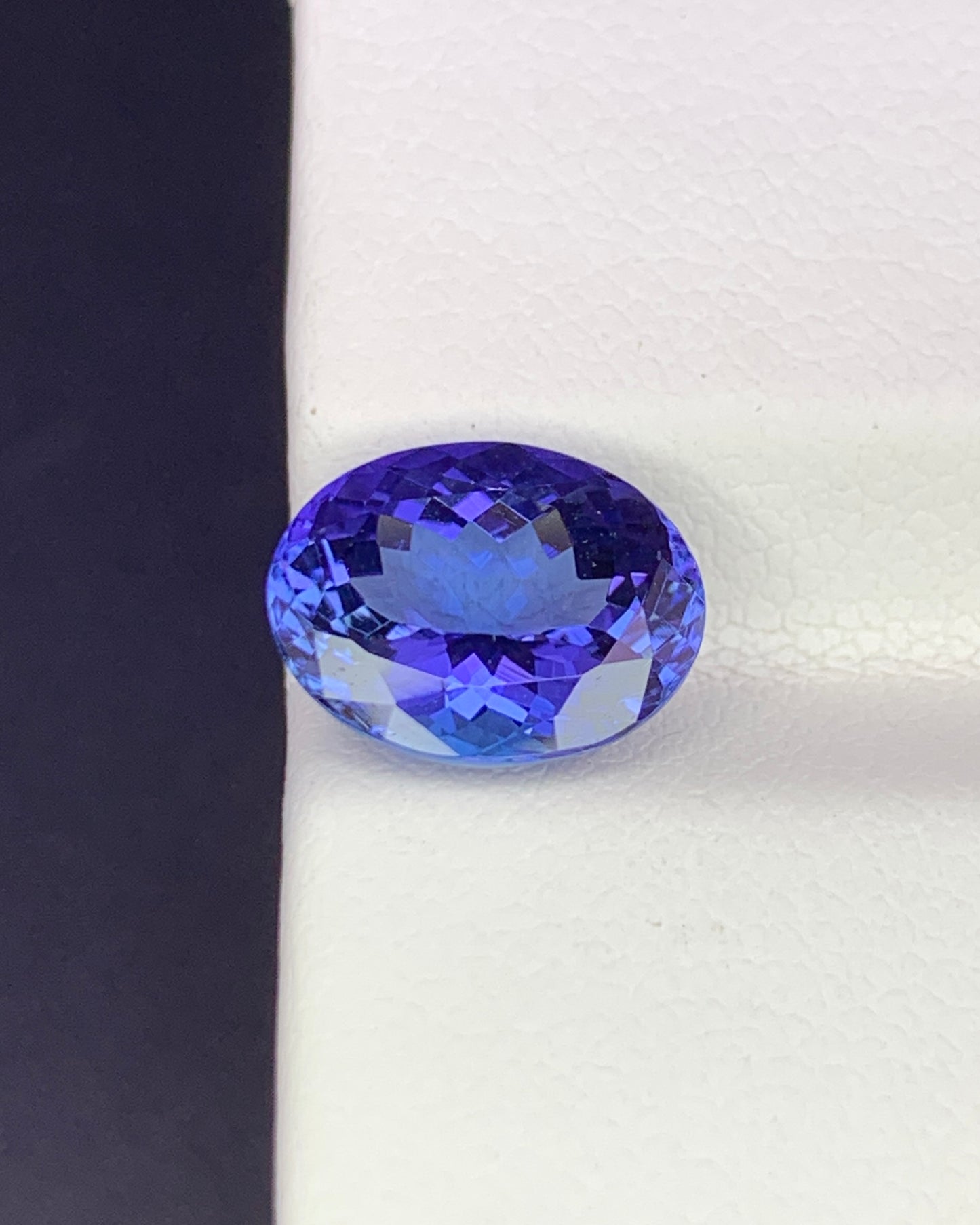 Natural Blue Tanzanite 3.23 Carat 10.2x8 MM Oval Shape Faceted Gemstone