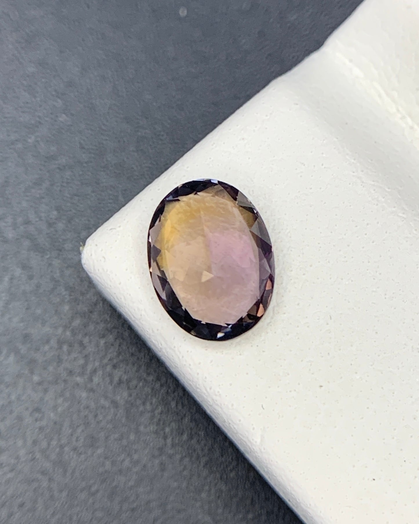 Natural Unheated Bi Color Tanzanite 1.17 Carat 7.8x5.8x3.5 MM Oval Shape Faceted Gemstone