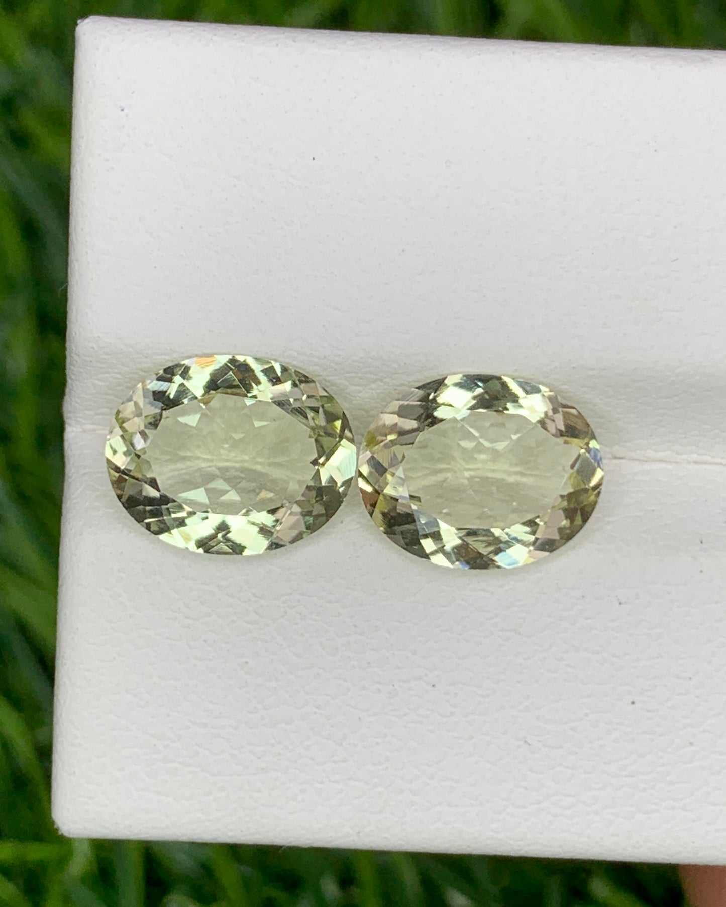 Natural Flawless Yellow Beryl Lot 3.83 Carat 10x8 MM Oval Shape Faceted Gemstone 2 Piece lot