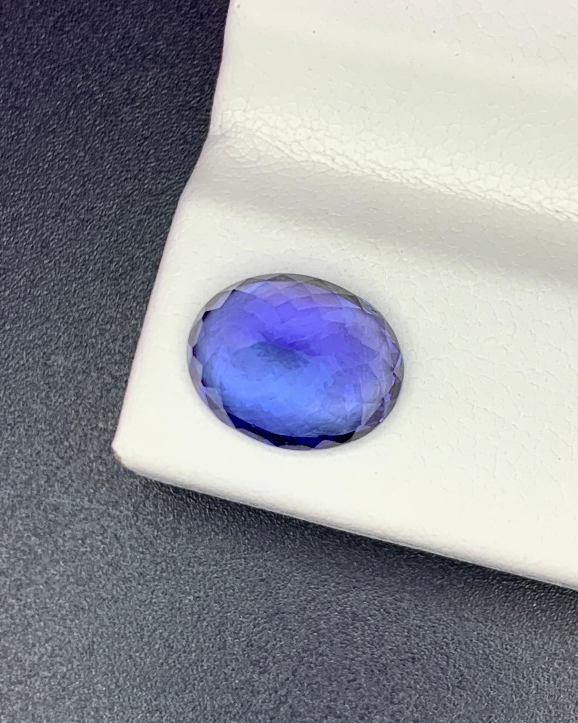 Natural Blue Tanzanite 3.23 Carat 10.2x8 MM Oval Shape Faceted Gemstone