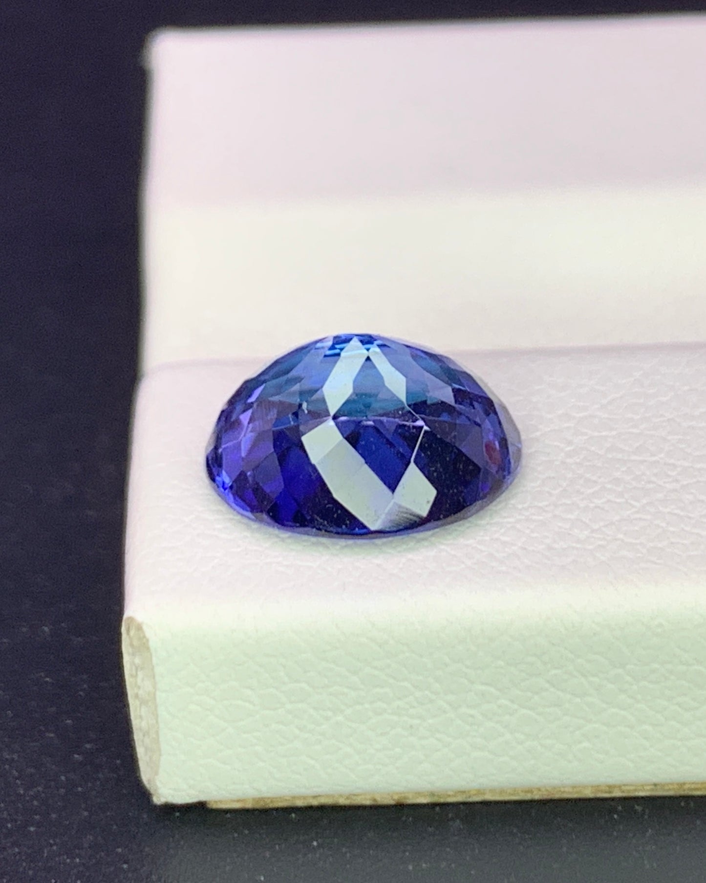 Natural Blue Tanzanite 3.23 Carat 10.2x8 MM Oval Shape Faceted Gemstone