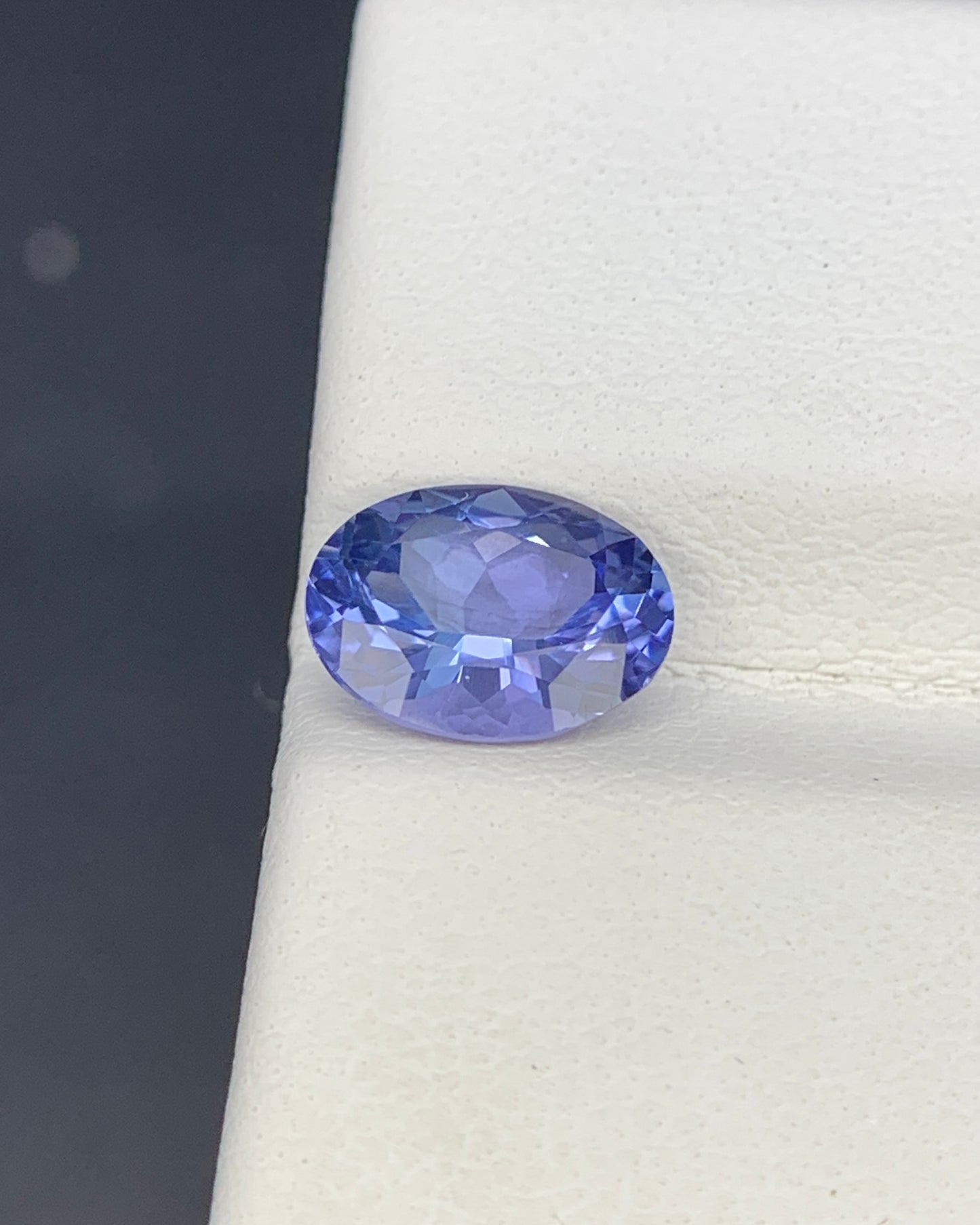 Natural Blue Tanzanite 1.43 Carat 8.4x6.2x4.1 MM Oval Shape Faceted Gemstone 