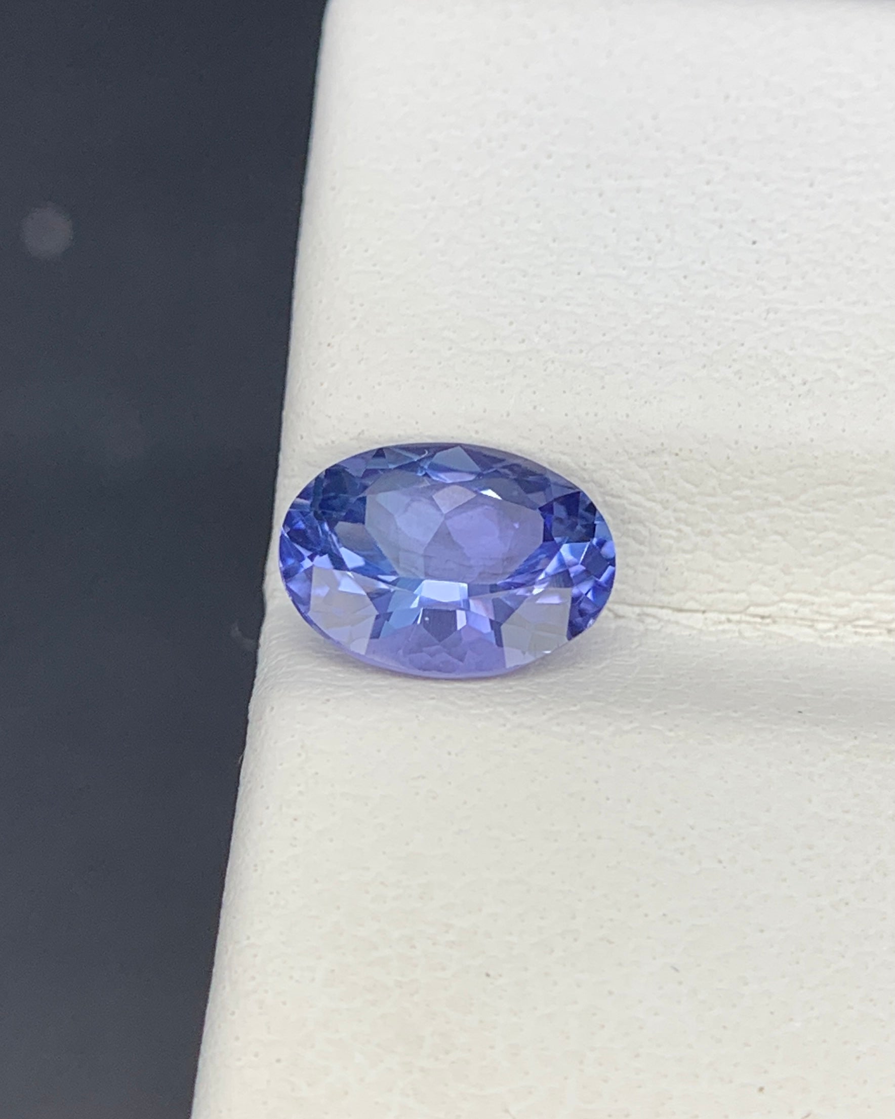 Natural Blue Tanzanite 1.43 Carat 8.4x6.2x4.1 MM Oval Shape Faceted Gemstone 