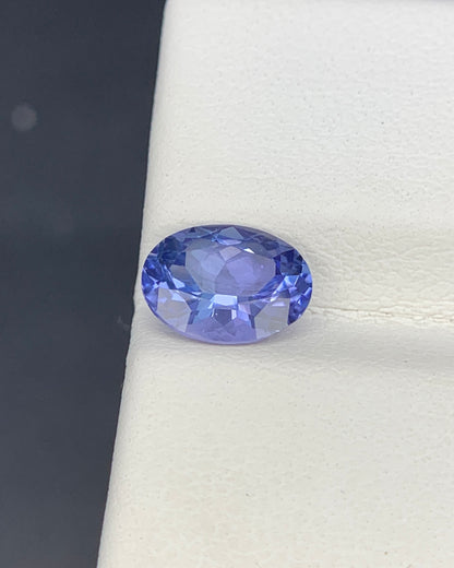 Natural Blue Tanzanite 1.43 Carat 8.4x6.2x4.1 MM Oval Shape Faceted Gemstone 