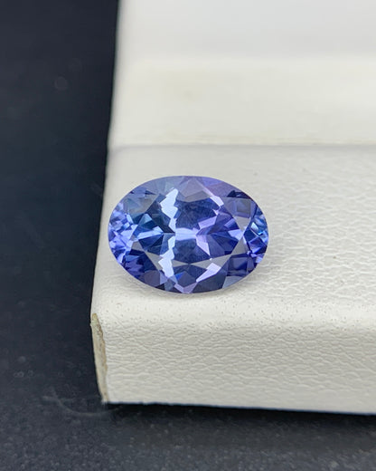 Natural Blue Tanzanite 1.43 Carat 8.4x6.2x4.1 MM Oval Shape Faceted Gemstone 