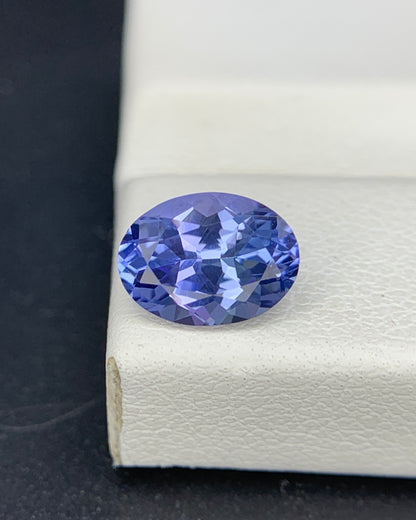 Natural Blue Tanzanite 1.43 Carat 8.4x6.2x4.1 MM Oval Shape Faceted Gemstone 