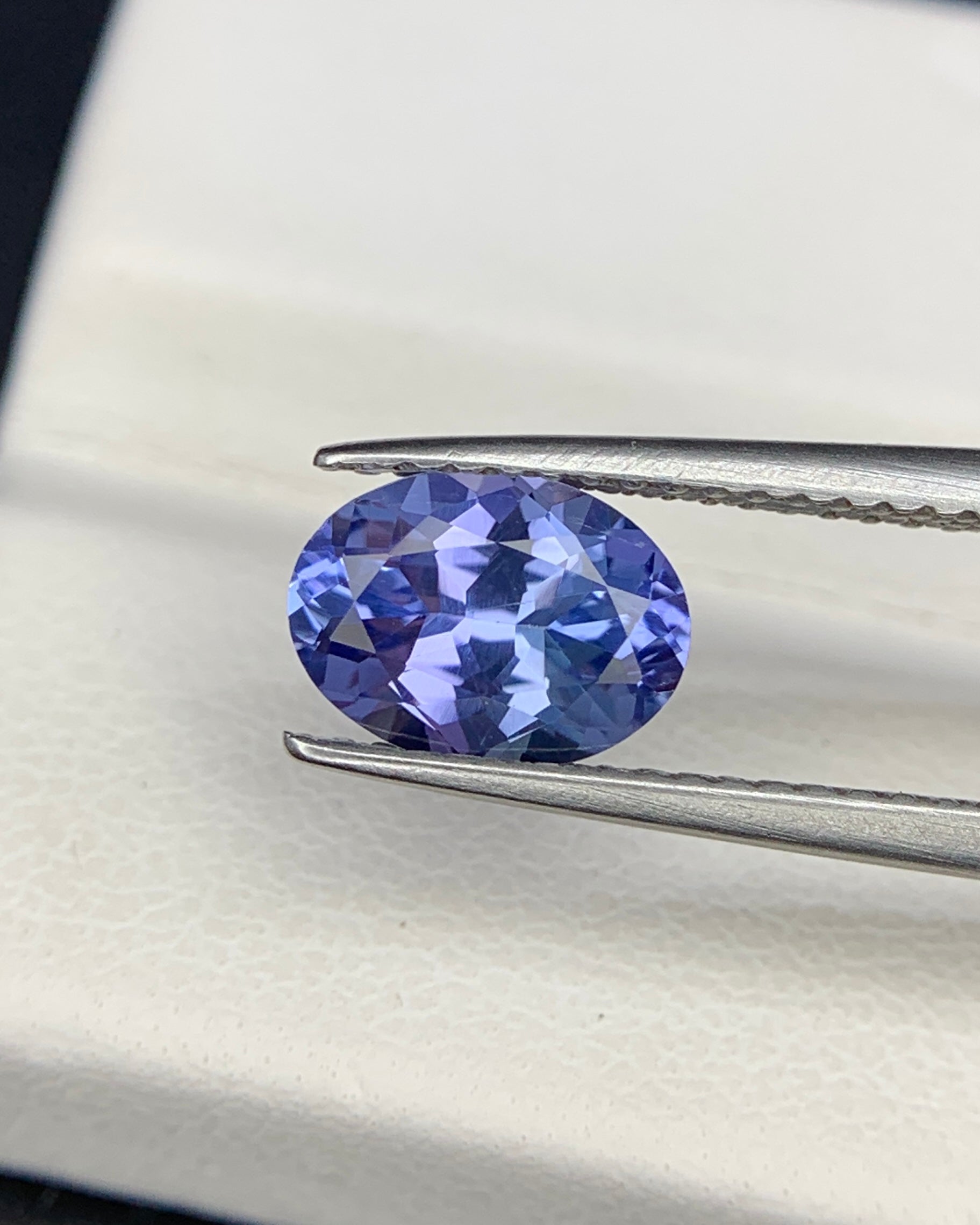 Natural Blue Tanzanite 1.43 Carat 8.4x6.2x4.1 MM Oval Shape Faceted Gemstone 