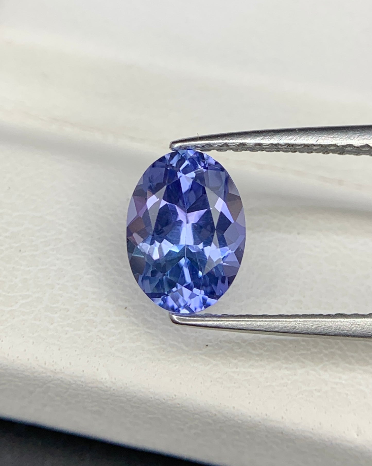 Natural Blue Tanzanite 1.43 Carat 8.4x6.2x4.1 MM Oval Shape Faceted Gemstone 