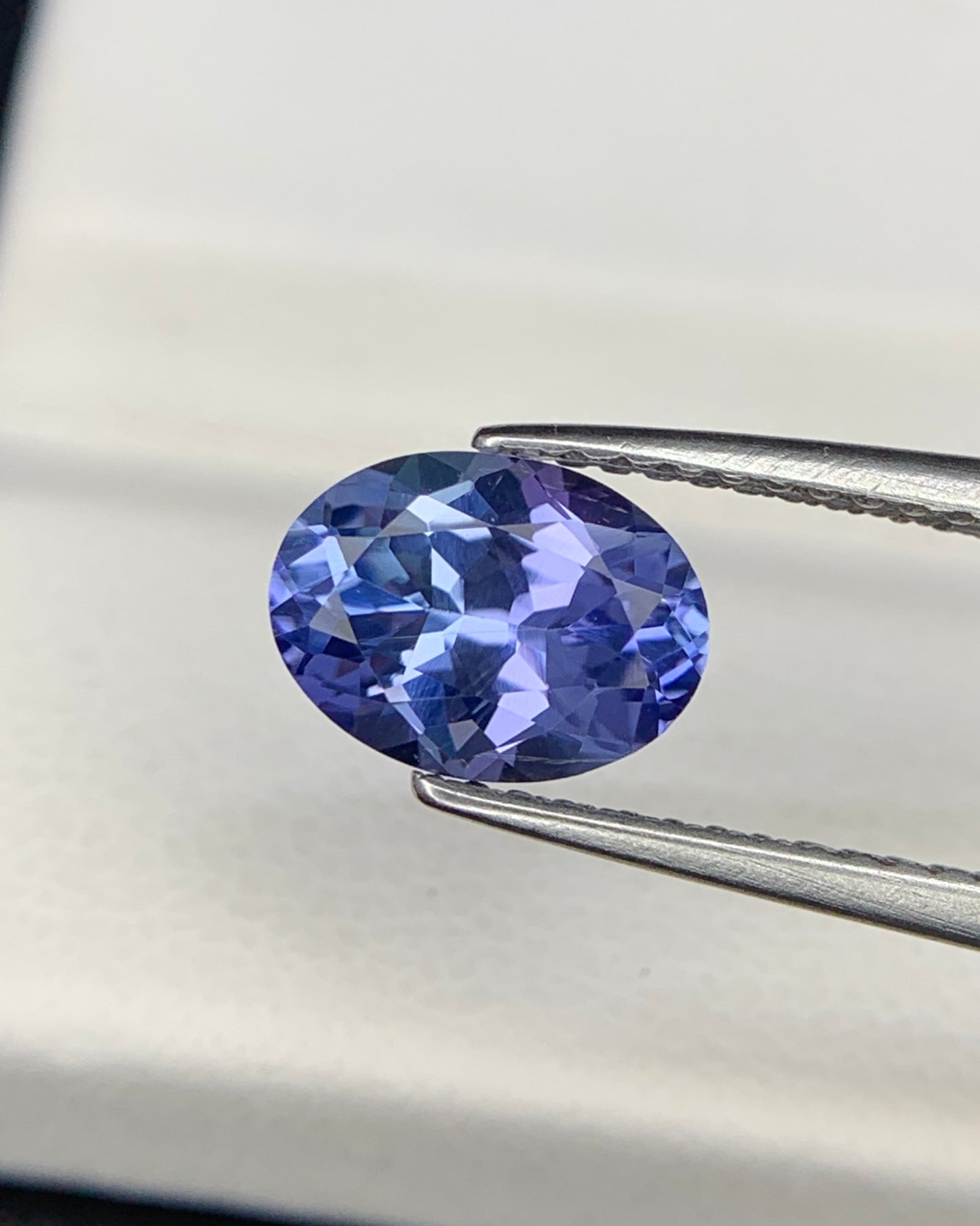 Natural Blue Tanzanite 1.43 Carat 8.4x6.2x4.1 MM Oval Shape Faceted Gemstone 