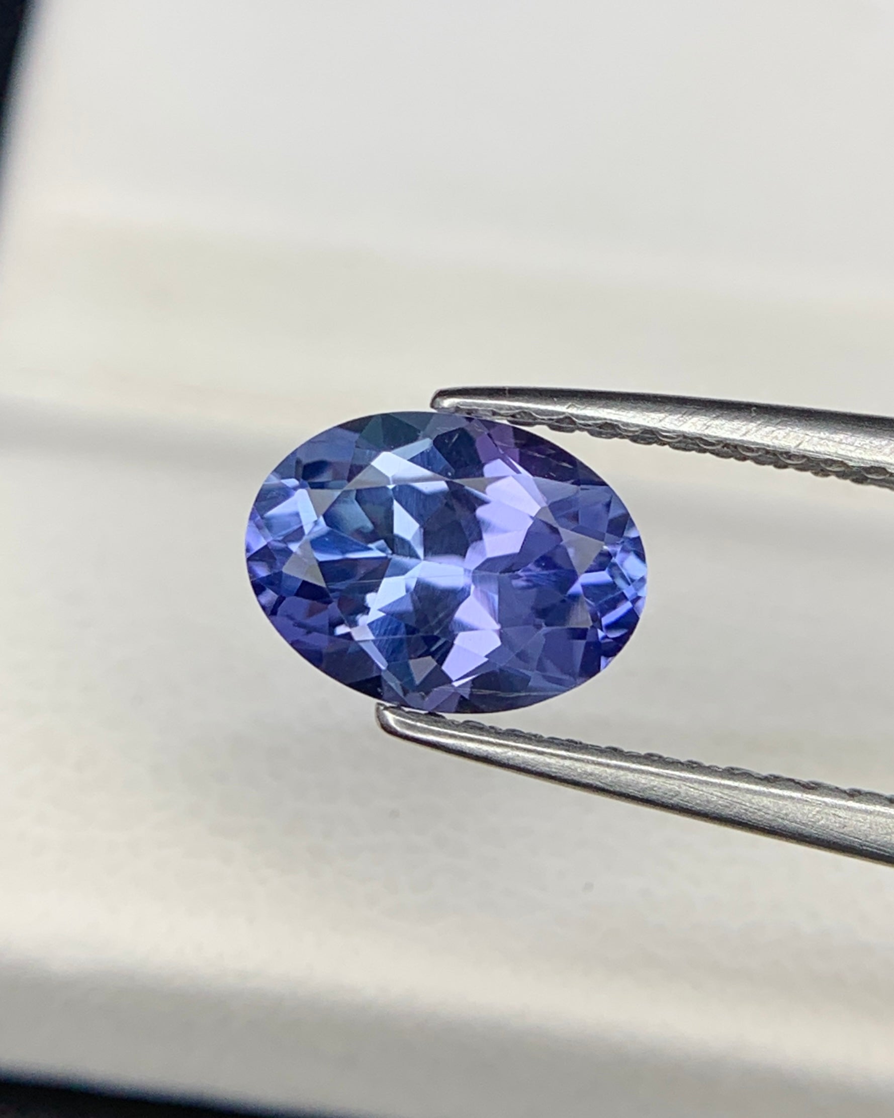 Natural Blue Tanzanite 1.43 Carat 8.4x6.2x4.1 MM Oval Shape Faceted Gemstone 